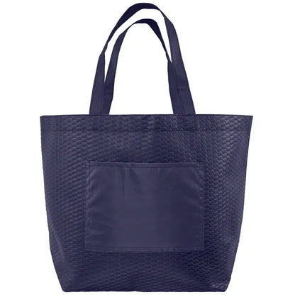 Wave-Patterned Budget Shopper Tote