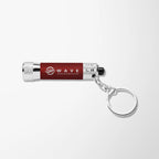 Soft Touch 3 LED Flashlight Keychain