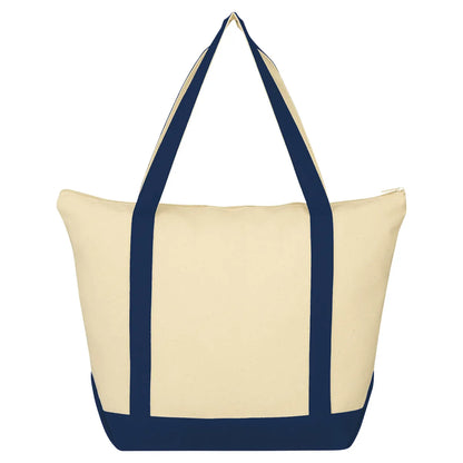Full Color Folksy 12 oz. Cotton Canvas Tote Bag