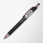 Soft Touch York Pen with Rose Gold Trim