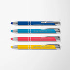 Engraved Bright Soft Touch Paragon Stylus Pen