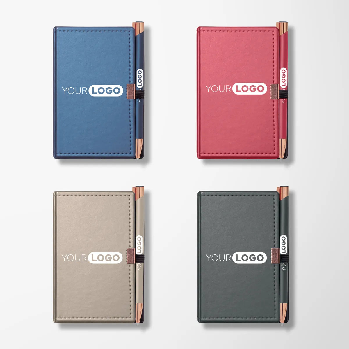 Note Organizer & Rose Gold Pen Set
