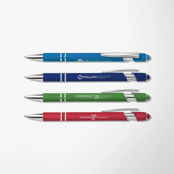 Bright Alpha Soft Touch Pen with Stylus