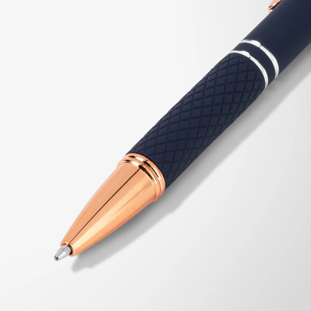 Soft Touch Diamond Stylus Pen with Rose Gold Trim