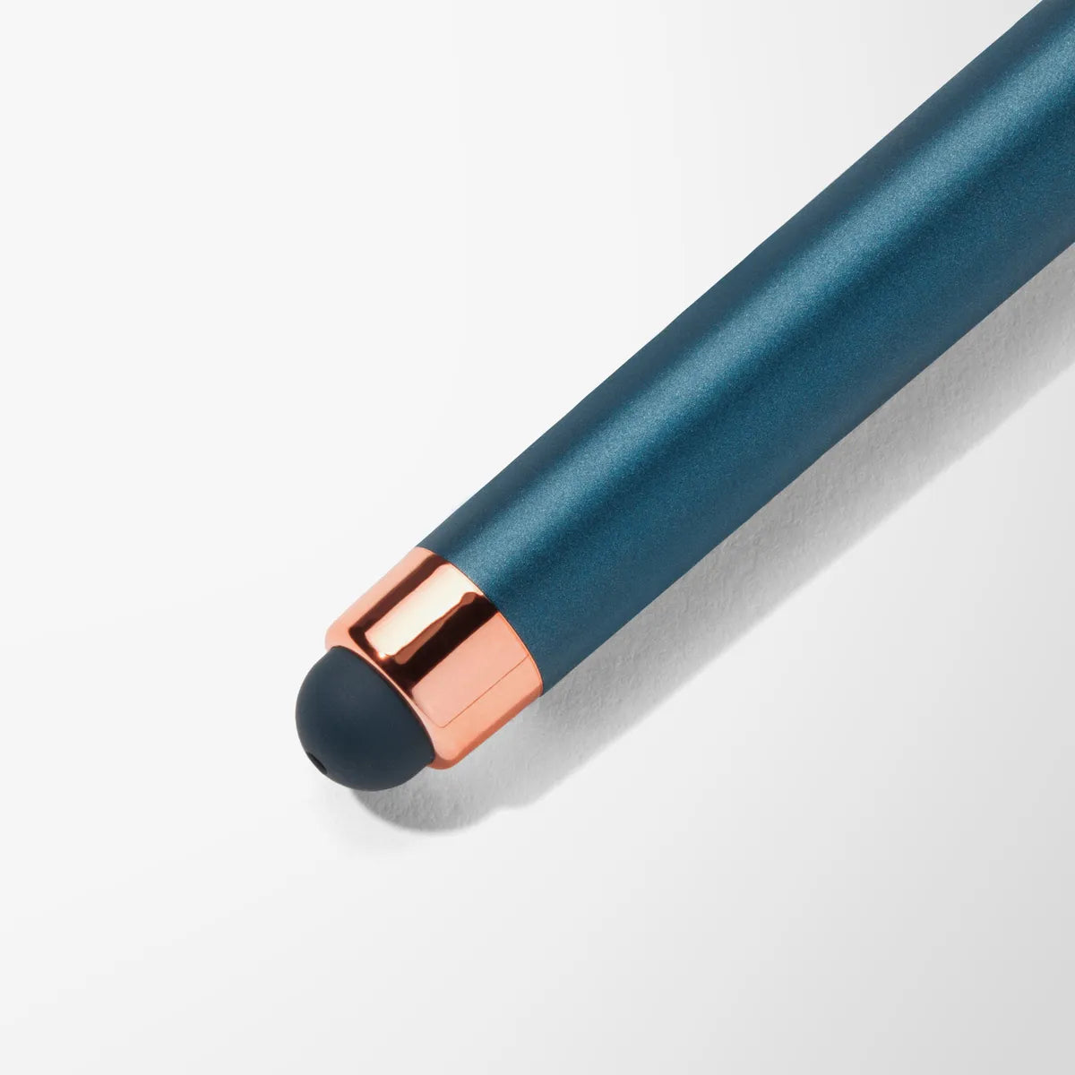 Pearlized Hughes Gel Pen with Rose Gold Trim