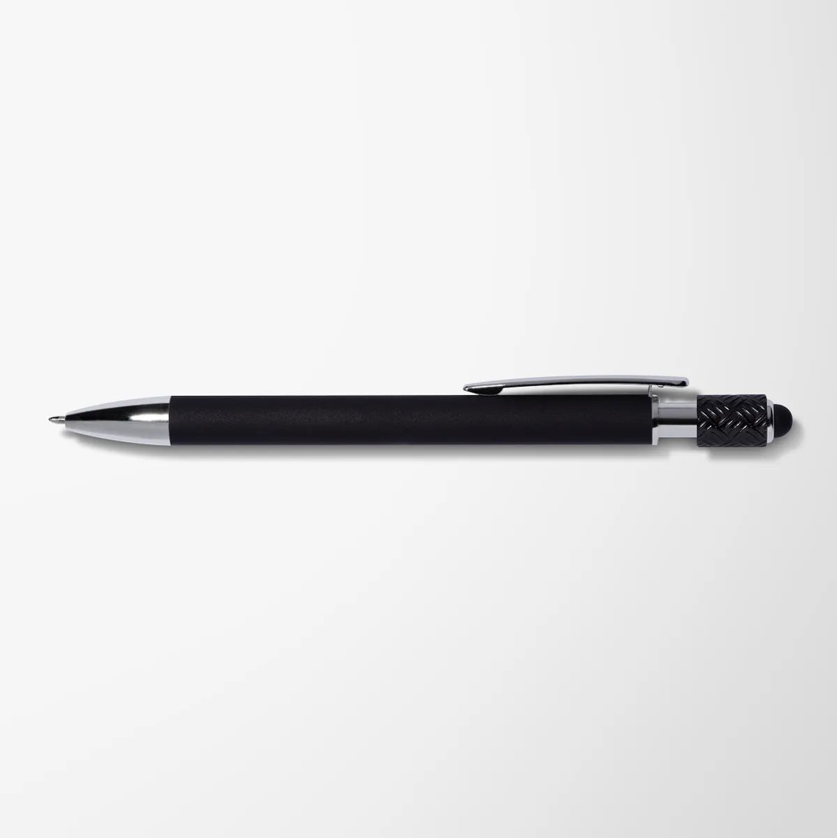 Engraved Soft Touch Compass Fidget Stylus Pen
