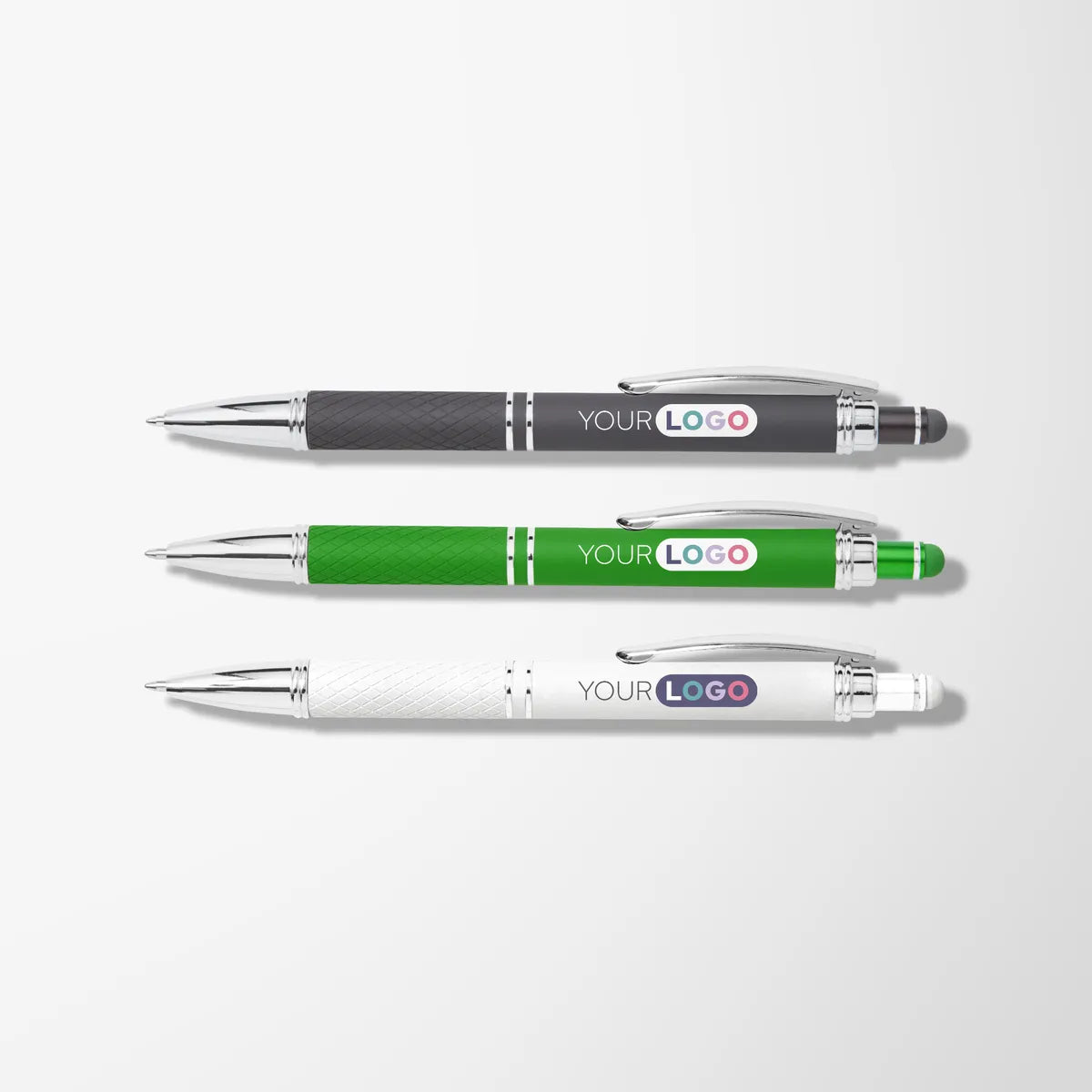 Full Color Soft Touch Diamond Stylus Pen