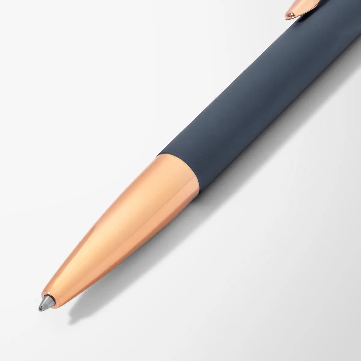 Engraved Aria Gel Pen with Rose Gold Trim