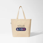 Full Color Budget 5 oz. Recycled Cotton Shopper Tote