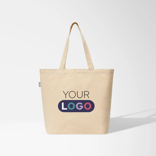 Full Color Budget 5 oz. Recycled Cotton Shopper Tote