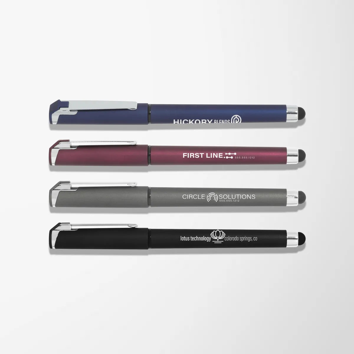 Soft Touch Hughes Gel Stylus Pen