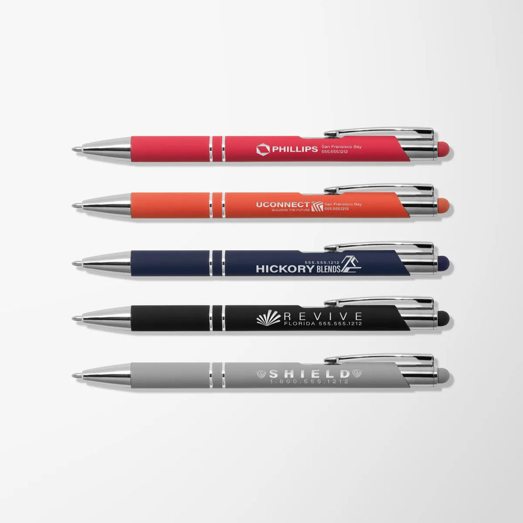 Engraved Soft Touch Paragon Stylus Pen
