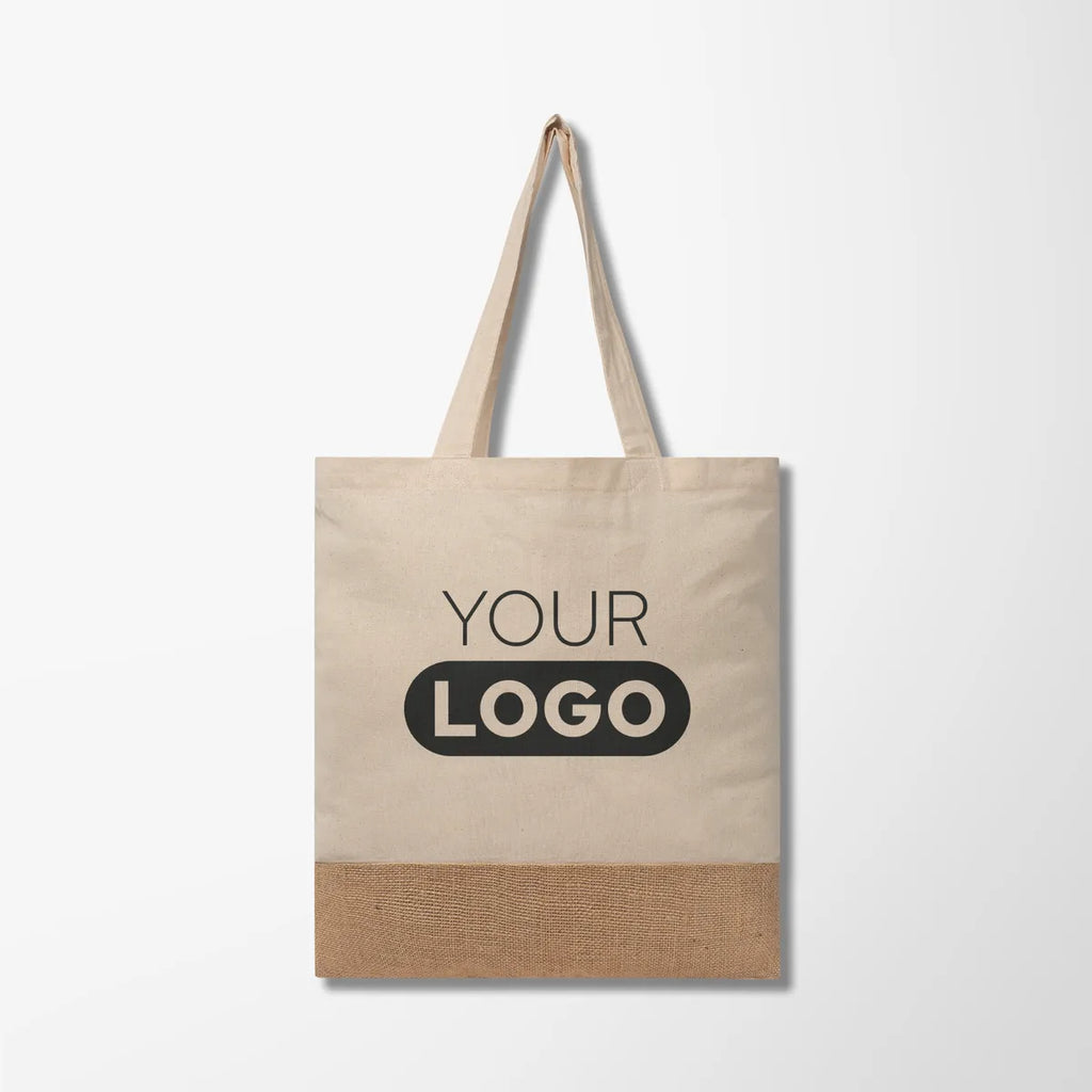 Veda 5 oz. Recycled Cotton & Jute Tote Bag