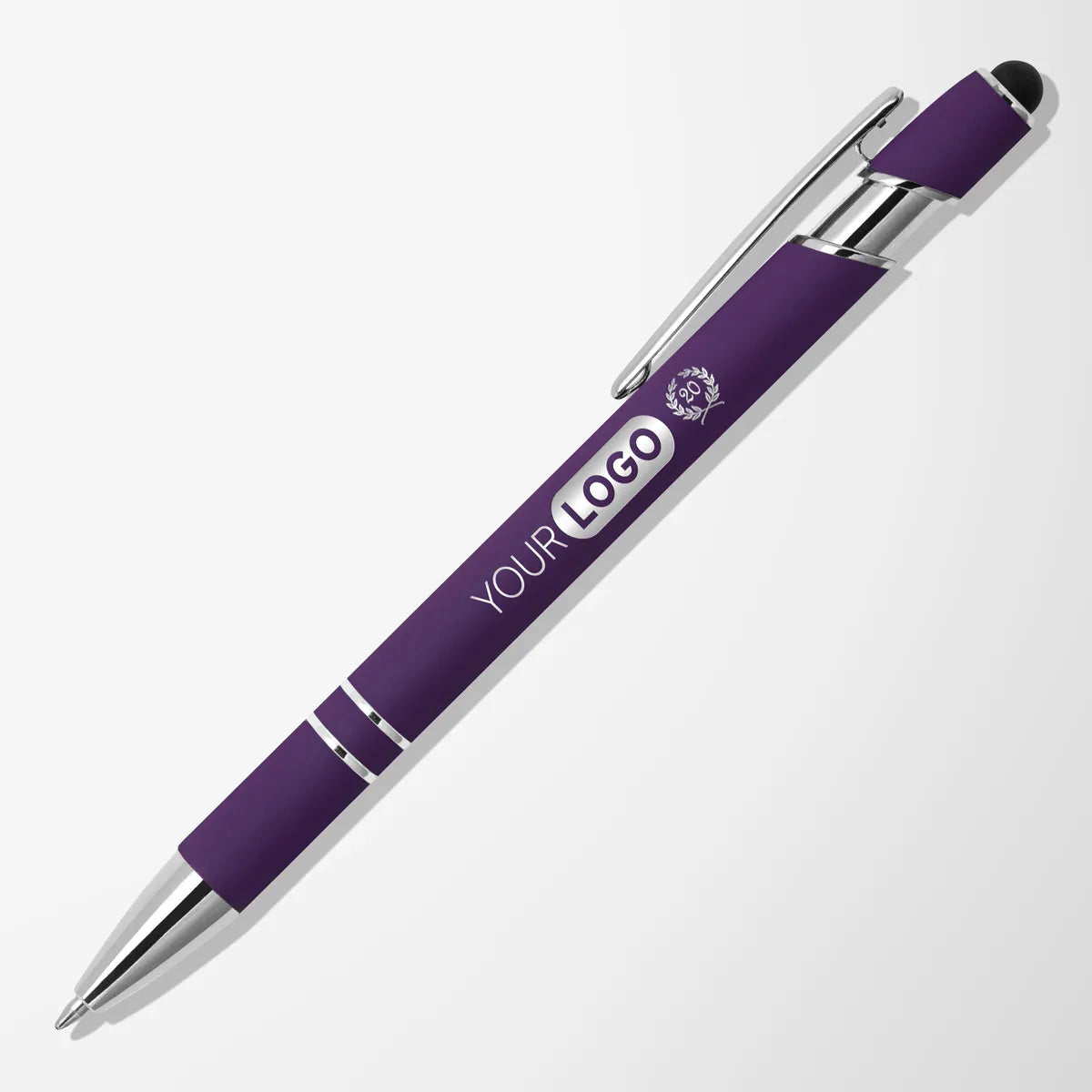 Anniversary Alpha Soft Touch Pen with Stylus