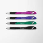 Metallic Cirrus Stylus Pen with Grip