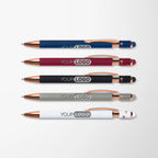 Engraved Etta Fidget Stylus Pen with Rose Gold Trim
