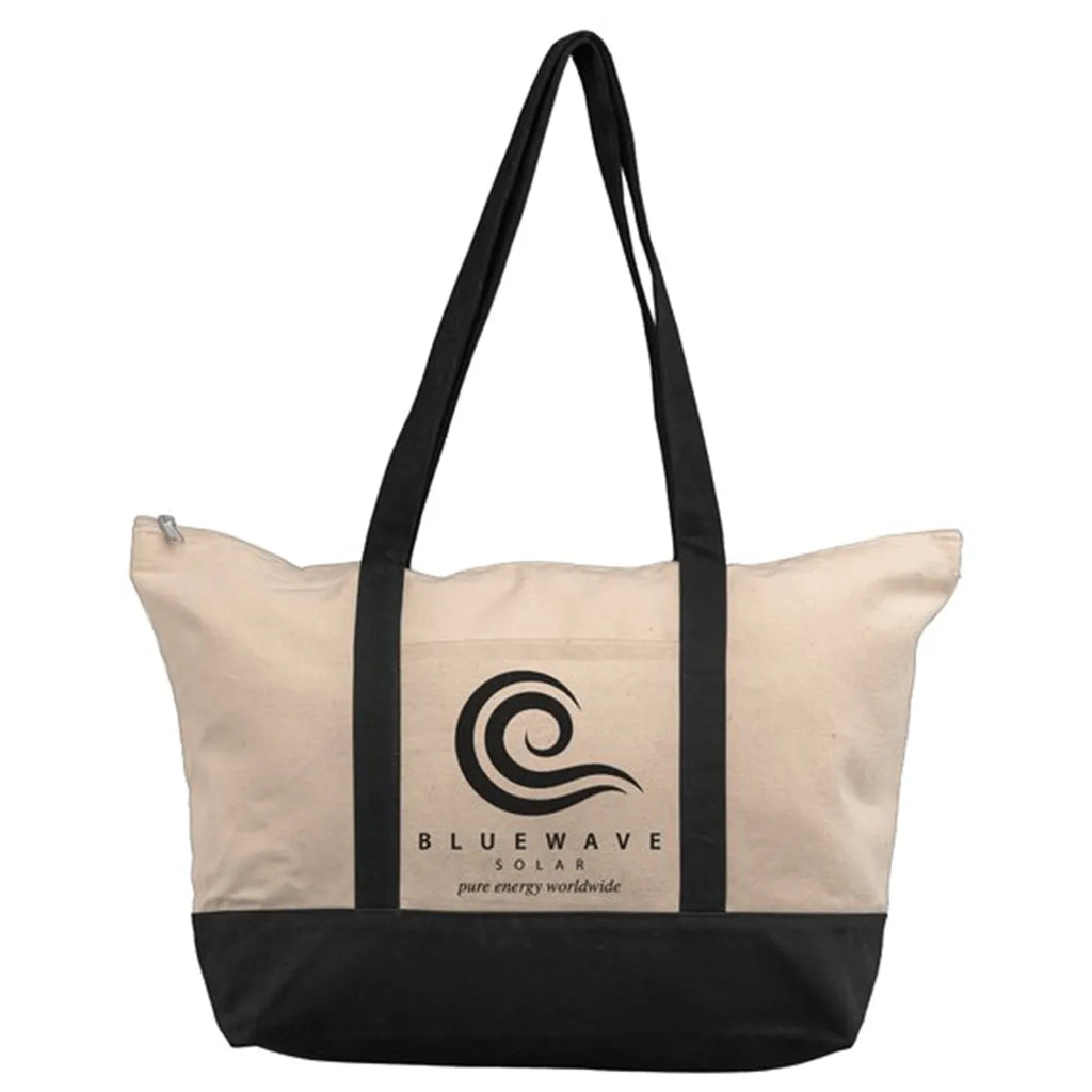 Beachside Cotton Canvas Boat Tote