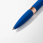 Full Color Recycled Soft Touch Portia Pen with Rose Gold Trim