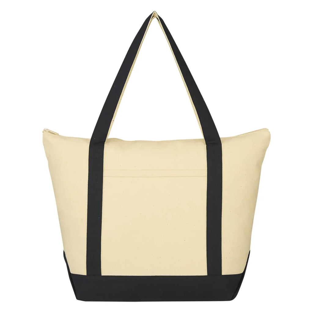 Folksy 12 oz. Cotton Canvas Tote Bag