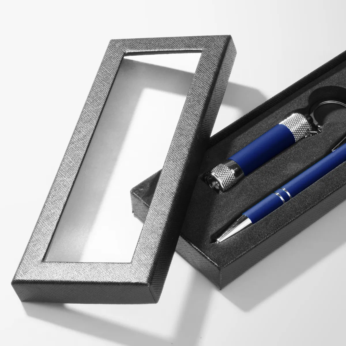 Full Color Alpha Pen & Flashlight Gift Set in Window Box