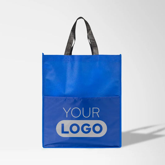 Rayna Tote Bag with Silver Imprint
