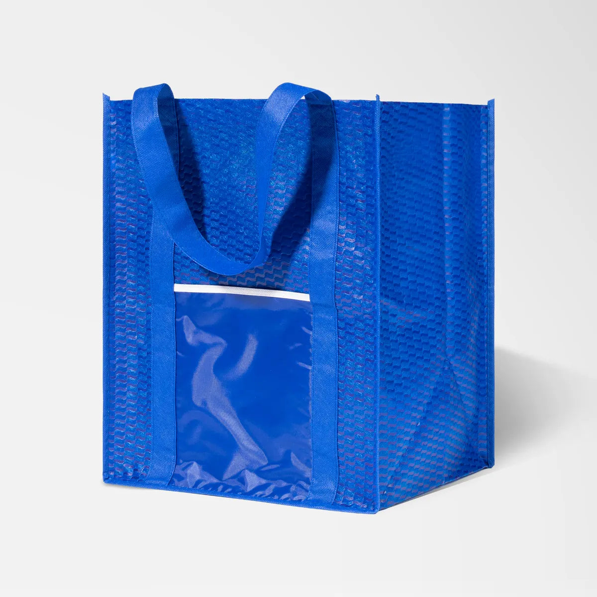 Large Wave Patterned Shopping Bag