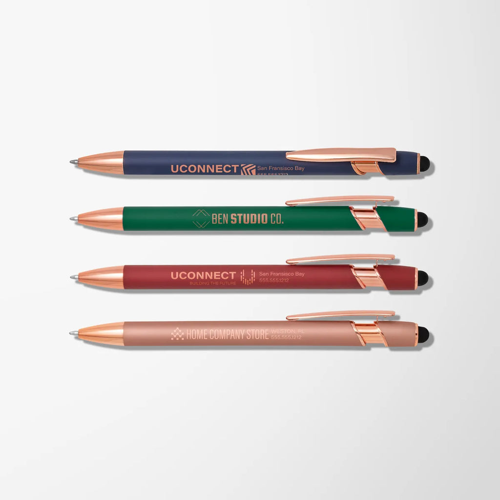 Alpha Stylus Pen with Rose Gold Mirrored Imprint