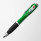 Full Color Curvaceous Flashlight Stylus Pen