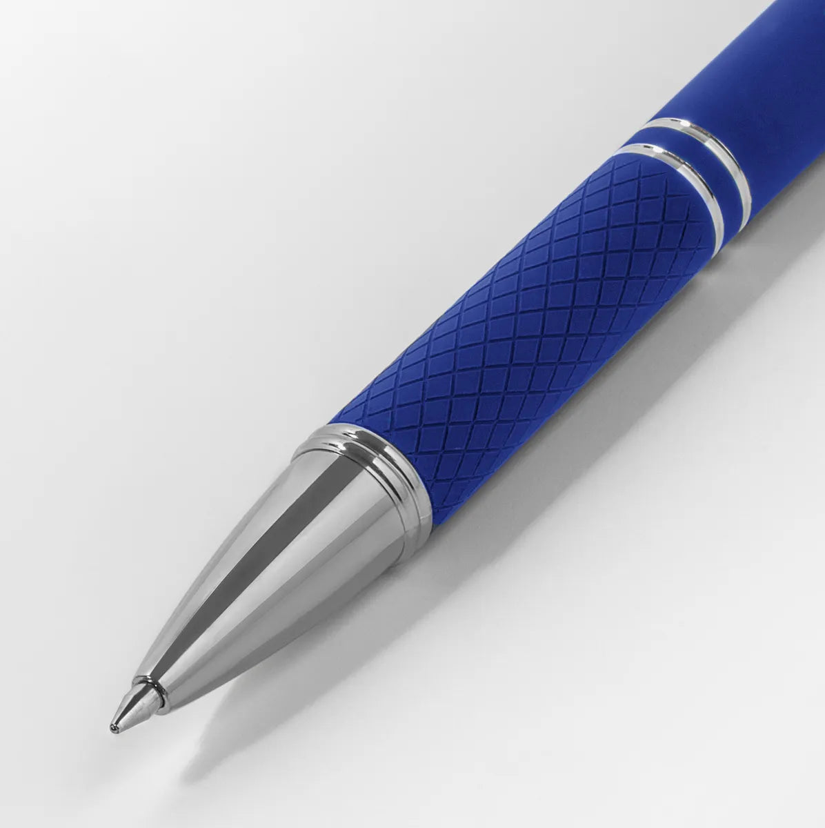 Engraved Bright Soft Touch Diamond Stylus Gel Pen