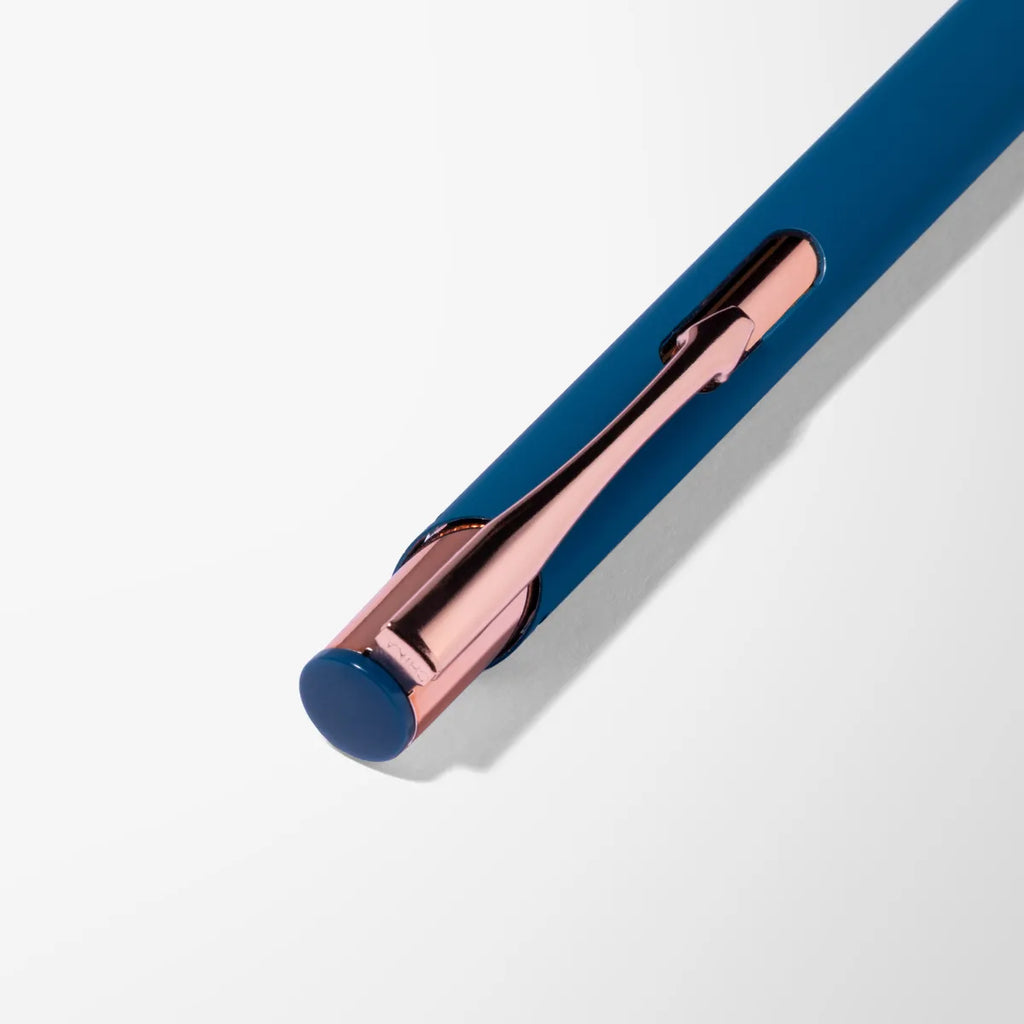 Engraved Paragon Stylus Pen with Rose Gold Grip Accents