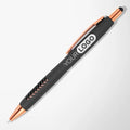 Soft Touch Basilia Stylus Pen with Rose Gold Trim