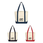 Small Heavy Cotton Canvas Boat Tote