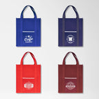 Large Wave Patterned Shopping Bag