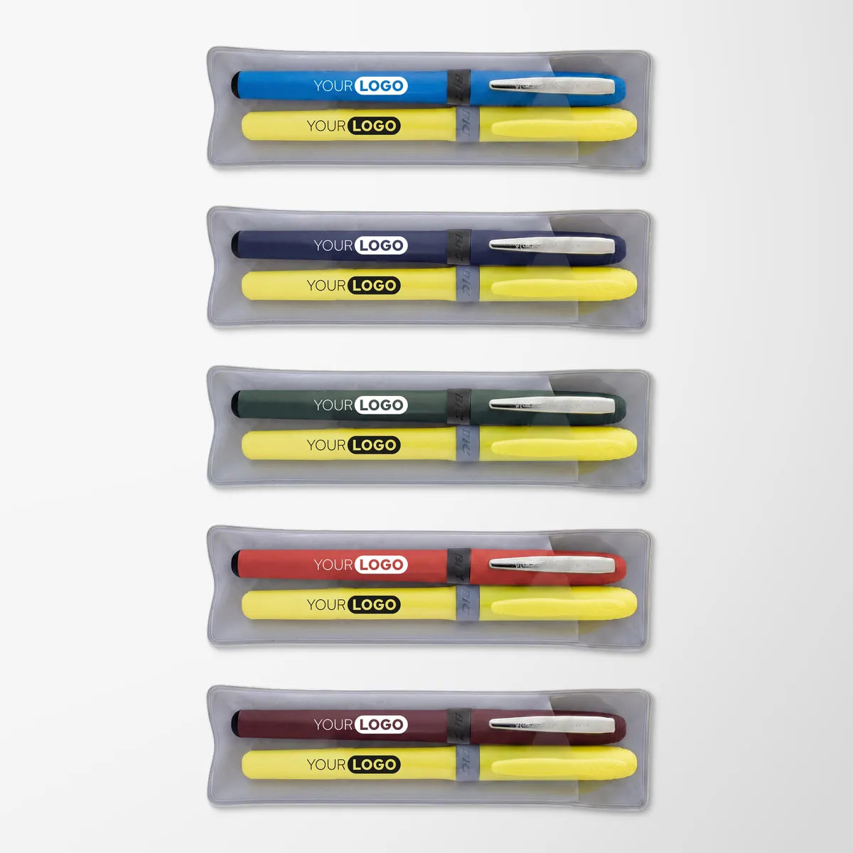 BIC® Brite Liner Grip™ Highlighter & Roller Pen Pack