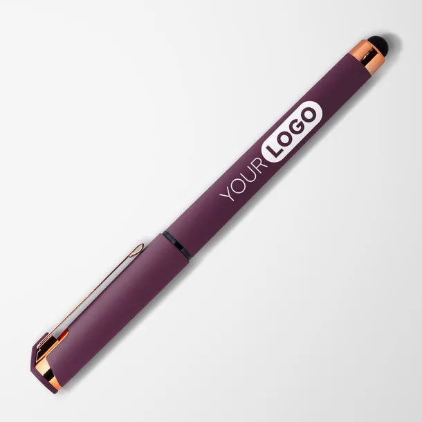 Coastal Hughes Gel Pen with Rose Gold Trim