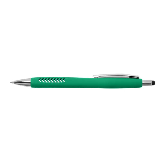 Britebrand™ Soft Touch Basilia Pen with Stylus Top