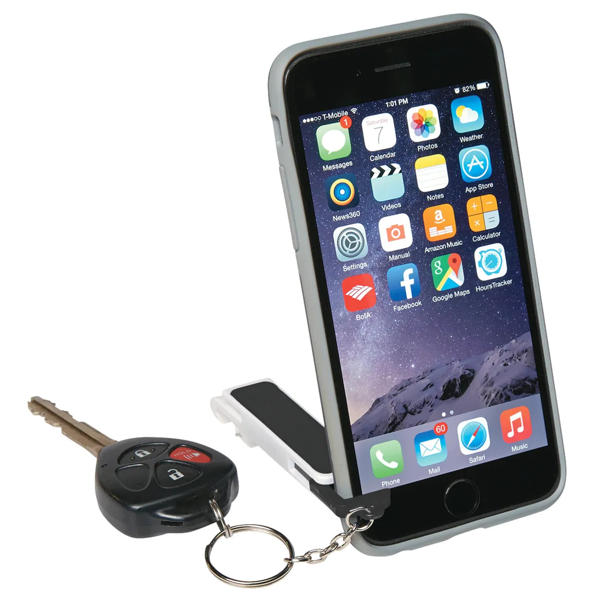 Bottle Opener & Phone Stand Keychain