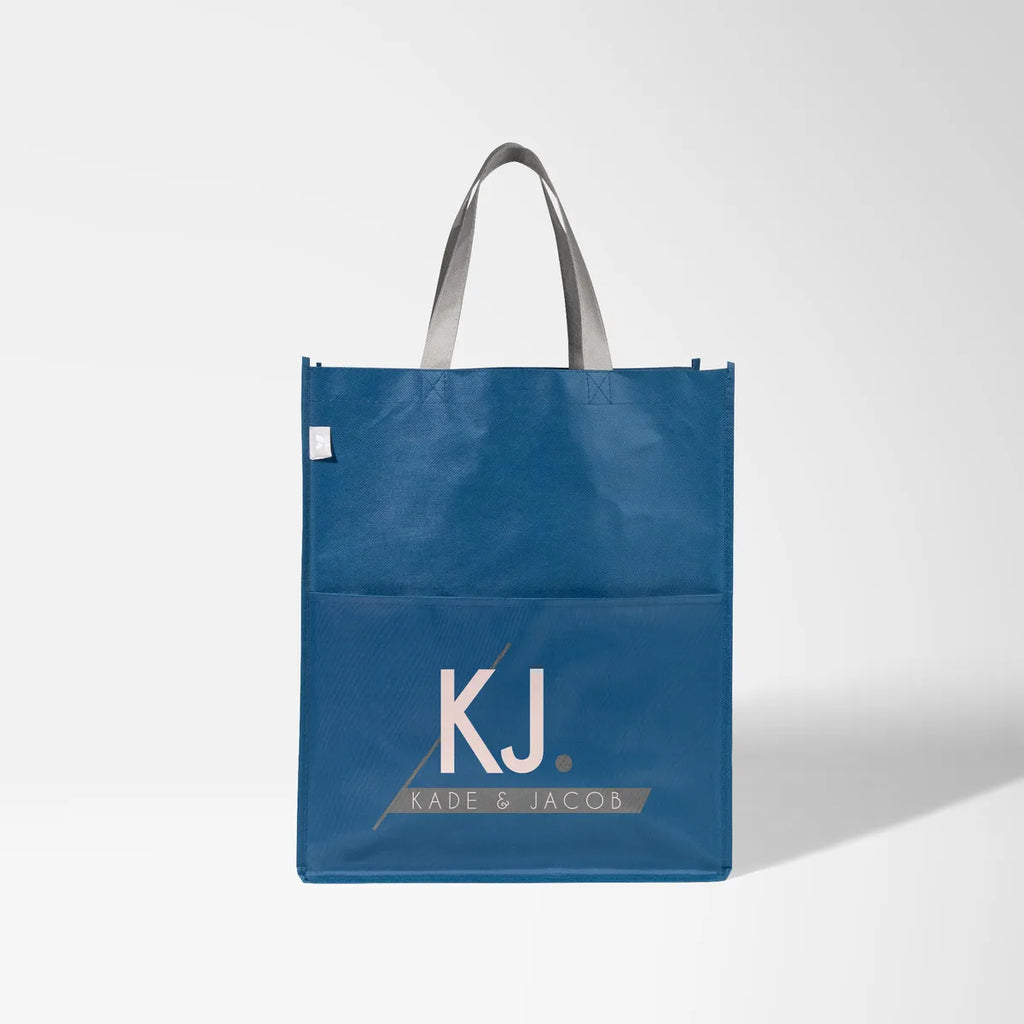 Full Color Recycled Plastic Rayna Tote with Pocket