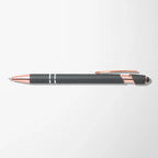 Mineral Alpha Soft Touch Pen with Rose Gold Trim