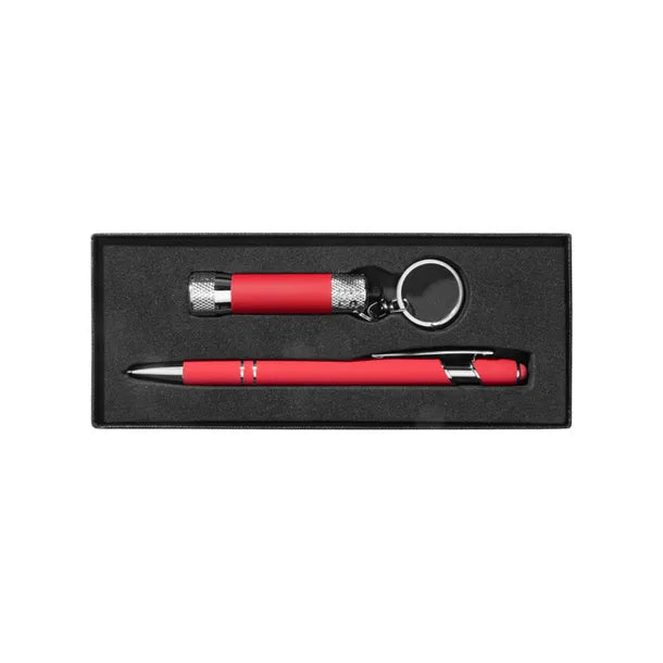 Alpha Soft Touch Bright with Stylus & Flashlight Gift Set