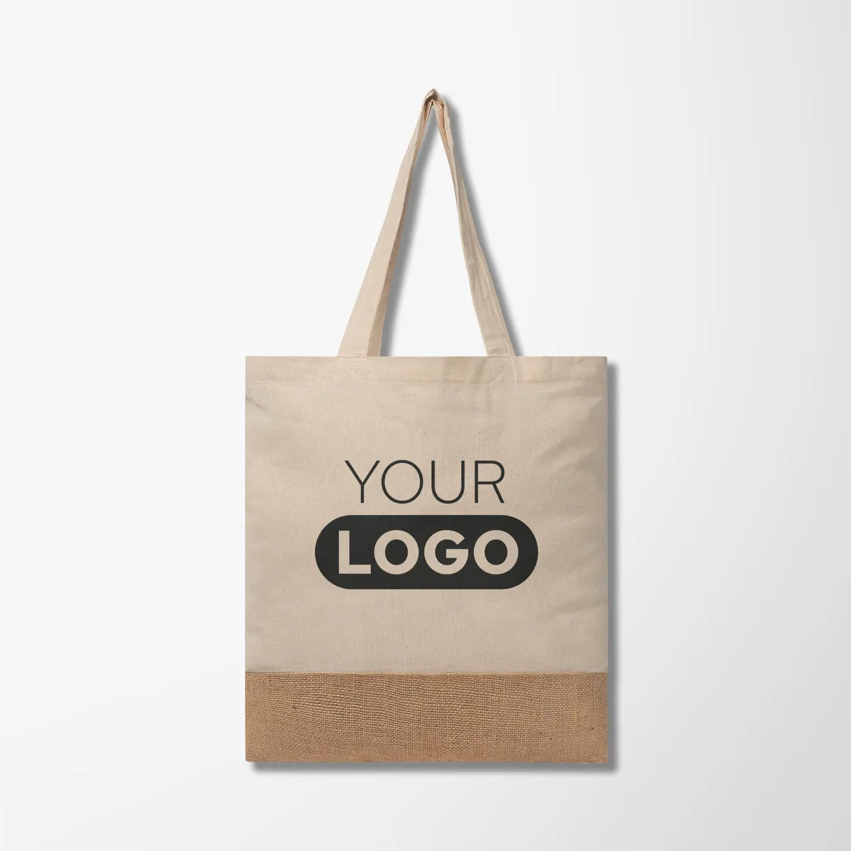 Veda 5 oz. Recycled Cotton & Jute Tote Bag