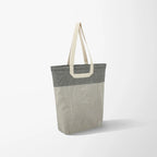 Mira Two-Tone Recycled Cotton Tote Bag