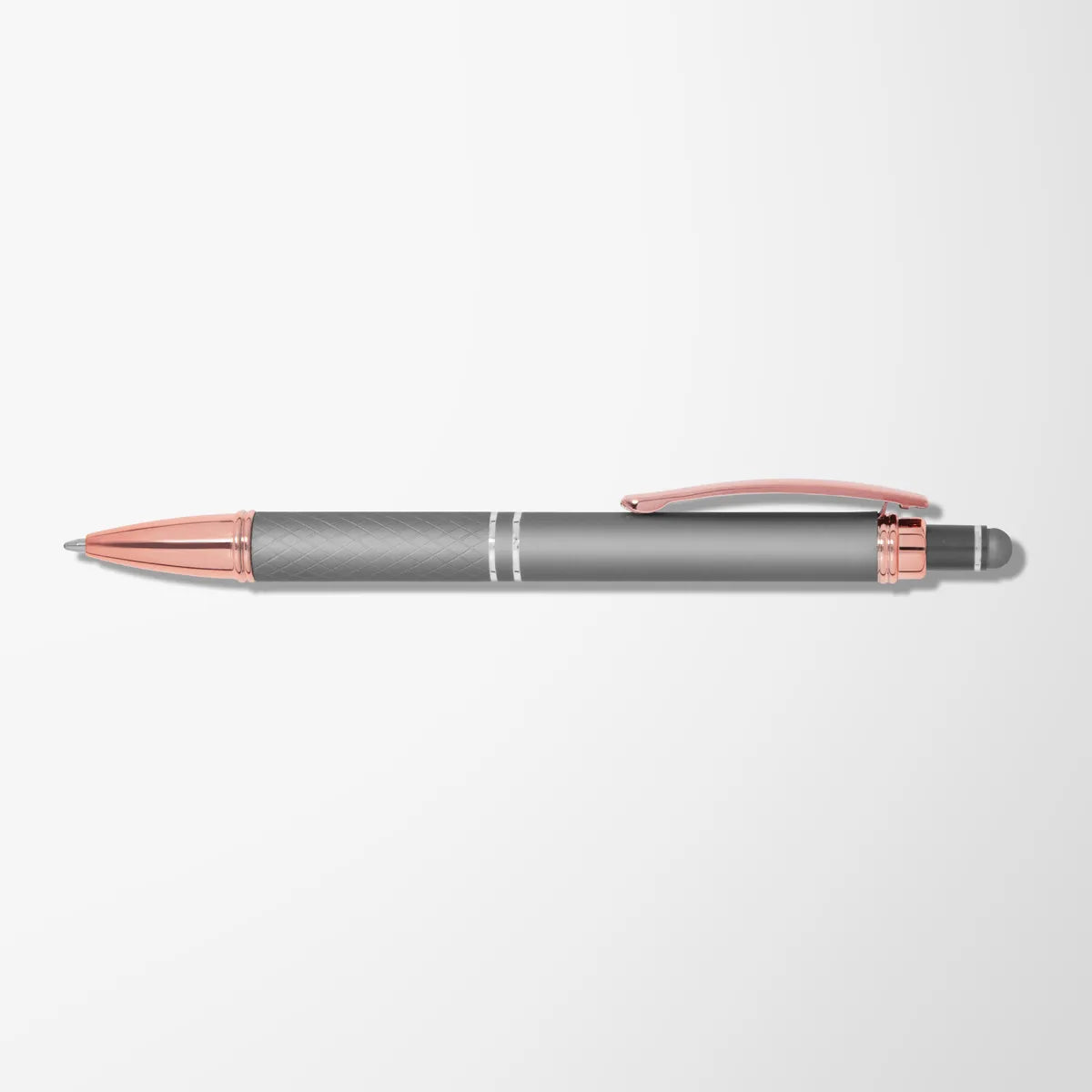 Full Color Mineral Diamond Pen with Rose Gold Trim