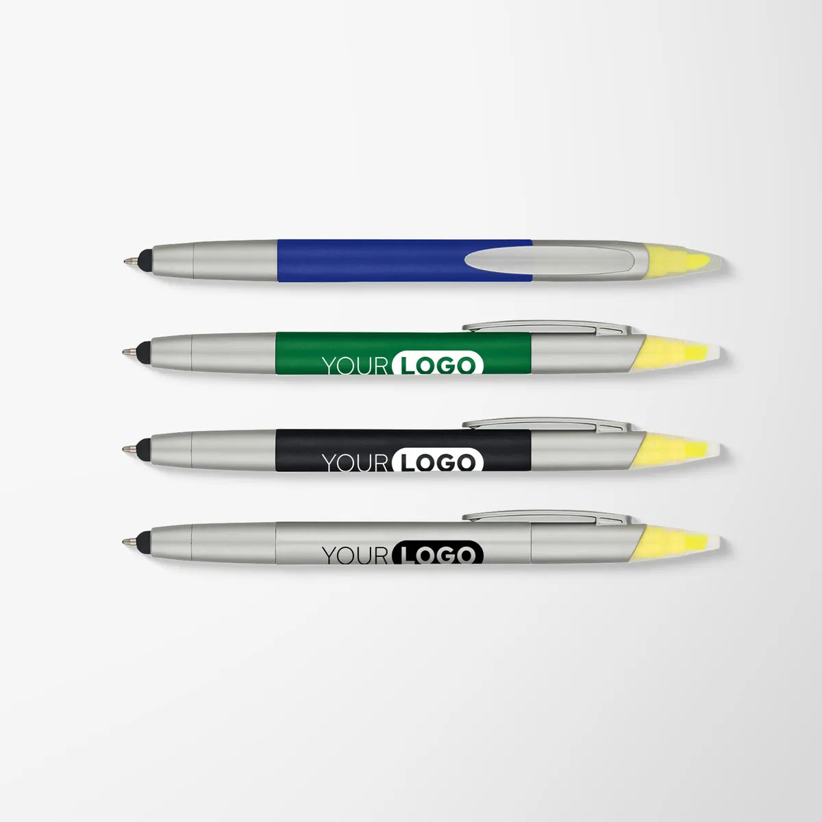 3-in-1 Stylus Pen with Highlighter