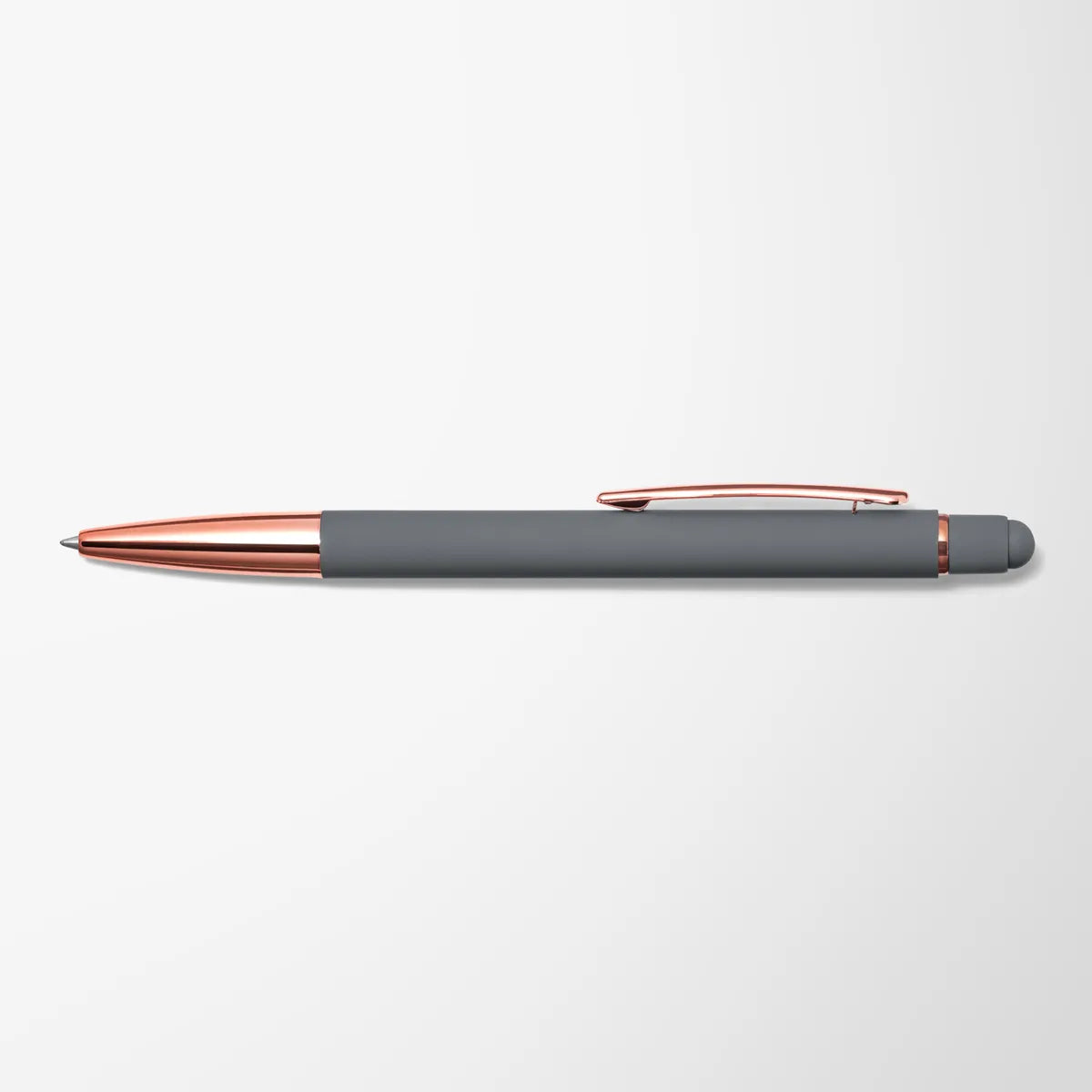 Engraved Aria Gel Pen with Rose Gold Trim