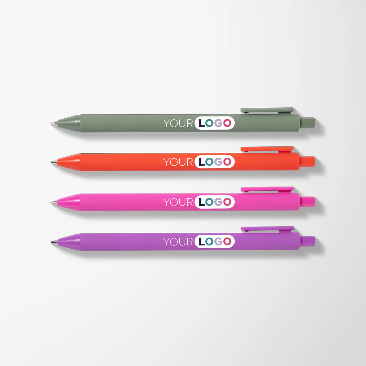 Full Color Soft Touch Recycled Jotter Pen