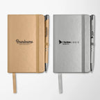 Mineral Soft Touch Note Caddy & Pen Set
