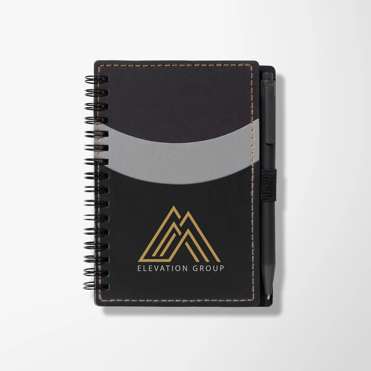 Spiral Notebook with Pocket & Pen