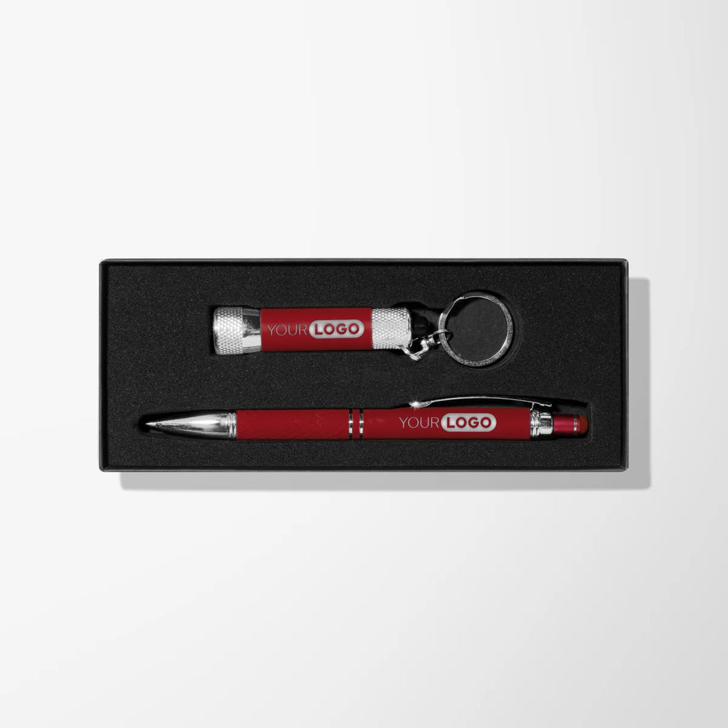 Diamond Stylus Pen & Flashlight Gift Set