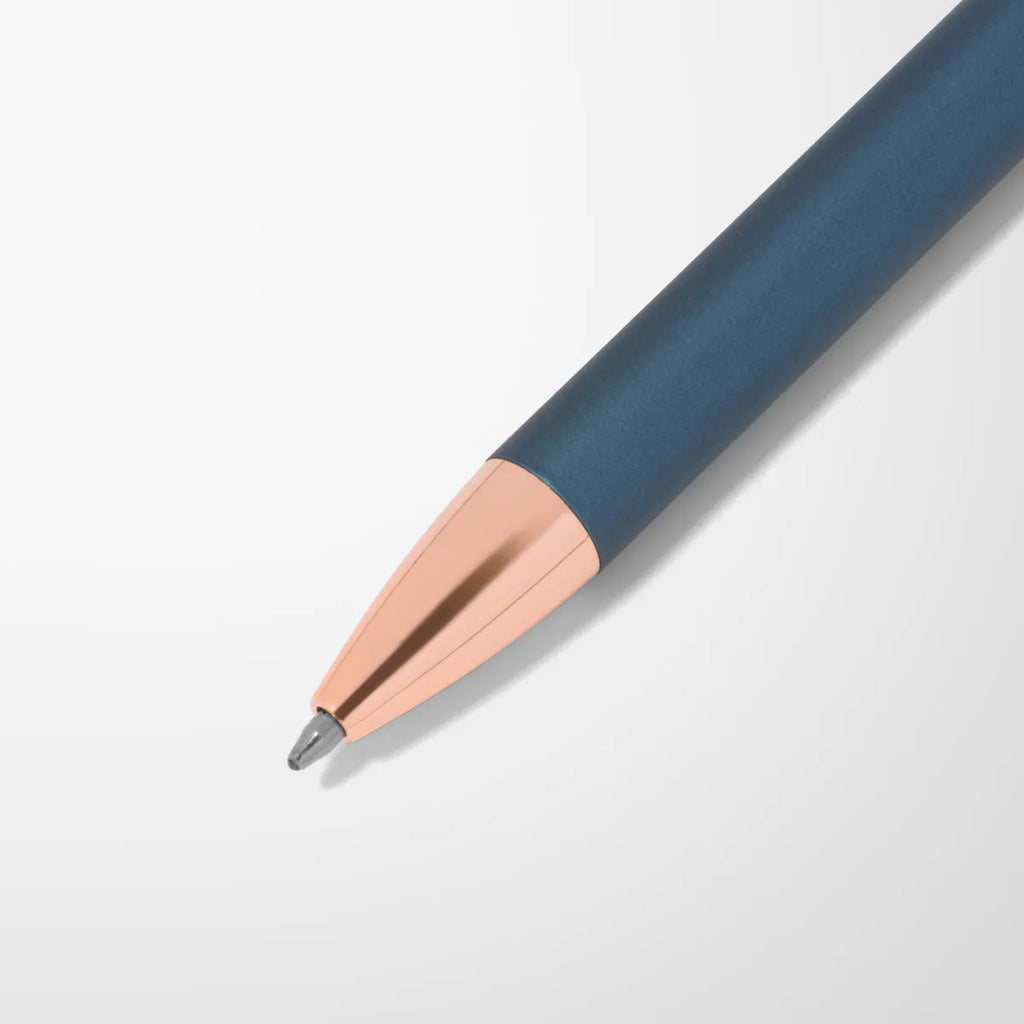 Engraved Soft Touch Paragon Pen with Rose Gold Trim